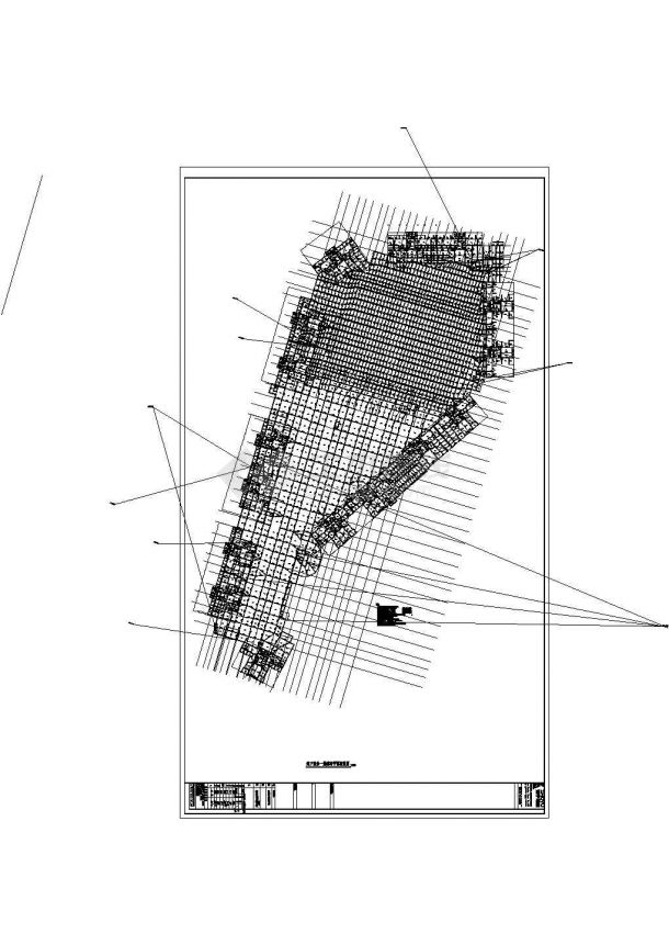 某地25层框架剪力墙住宅地下层结构DXS02cad图-图一