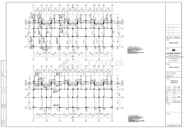 异形柱短肢剪力墙框架结构别墅施工图-图二