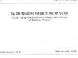 QCR9250-2020 《铁路隧道衬砌施工技术规范》图片1