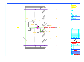 石材幕墙系统节点图CAD_图1