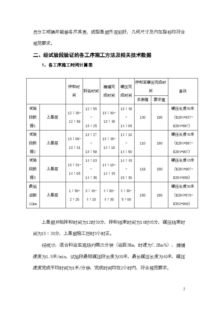 水泥粉煤灰稳定碎石上基层试验段总结报告-图二