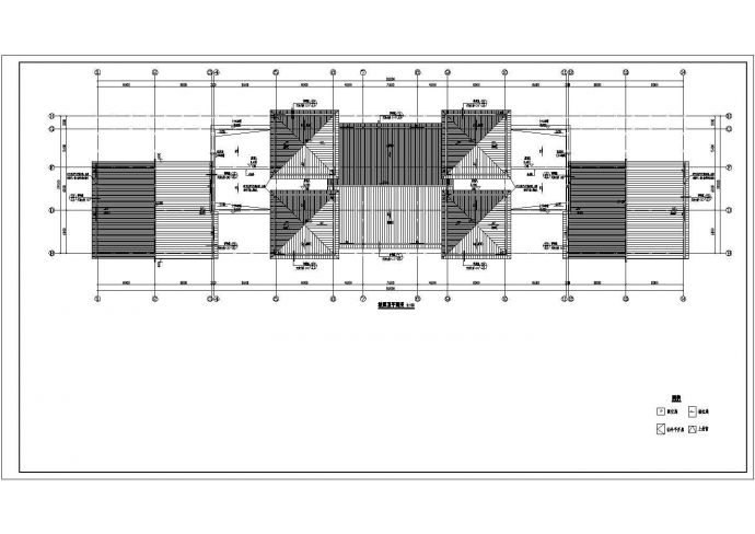 欧式度假村2层接待中心建筑设计施工图_图1