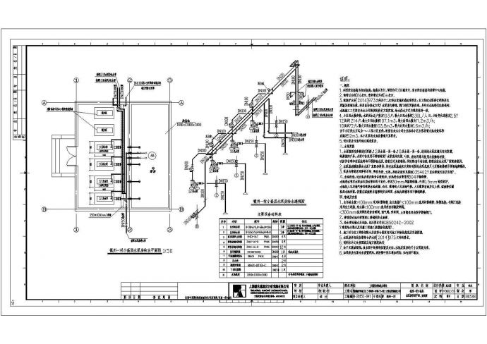 某小区二次供水改造工程施工CAD图纸德一等水泵房_图1