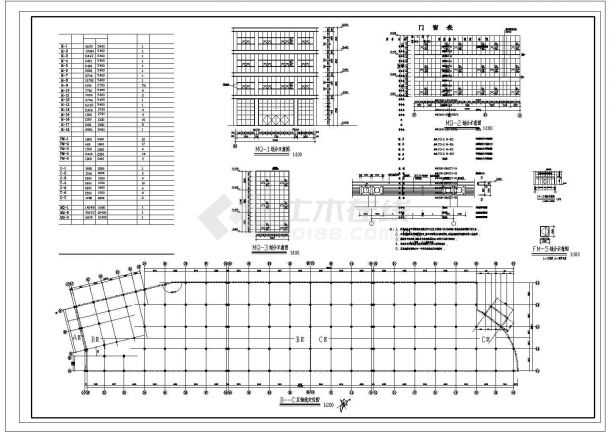 某大型多层框架结构商场设计cad全套建筑施工图 （甲级院设计）-图二