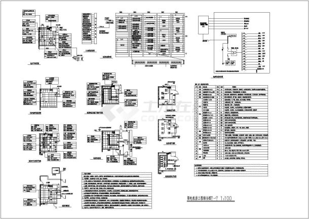 某智能化机房弱电设计cad全套施工图（含设计说明）-图二