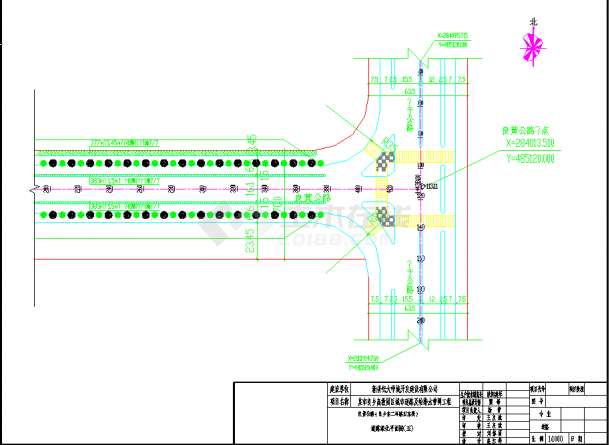 某地某市良乡高教园区城市道路及给排水管网工程CAD图纸-图二