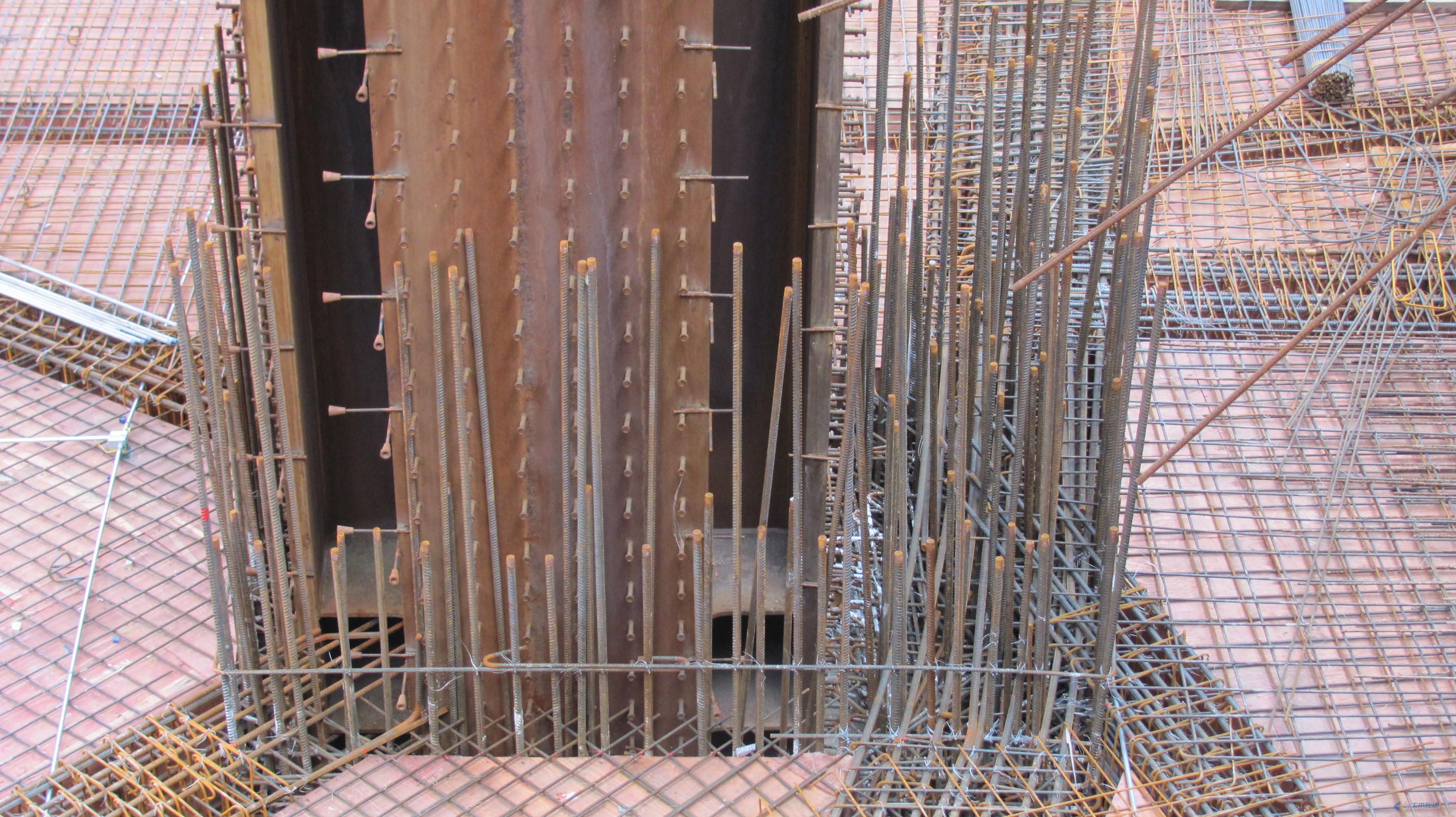 [钢柱与混凝土]劲性钢柱与混凝土梁的节点做法 - 土木在线