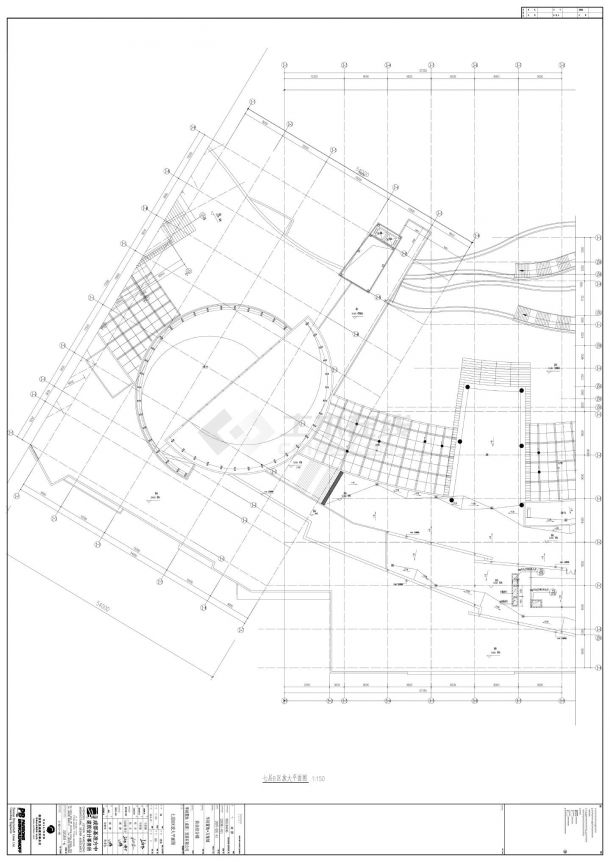 华润置地·万象城商业综合楼B区放大平面图CAD图.dwg-图一