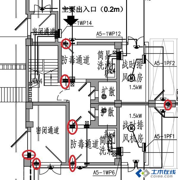 人防水电安装预埋规范图片