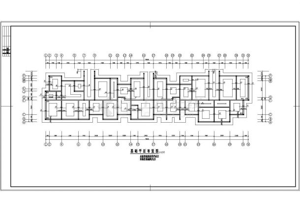 某6层带阁楼住宅结构图纸-图二