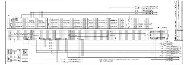 203-08 220kV线路WGL9001-B型微机故障路波柜端子排图-图一
