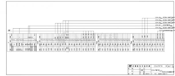 201-11 220kV间隔测控柜（A3柜）NSR656R装置端子排图-图一