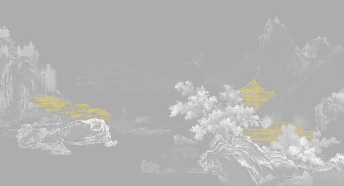 中式楼阁山水壁纸壁画 (34).jpg_图1