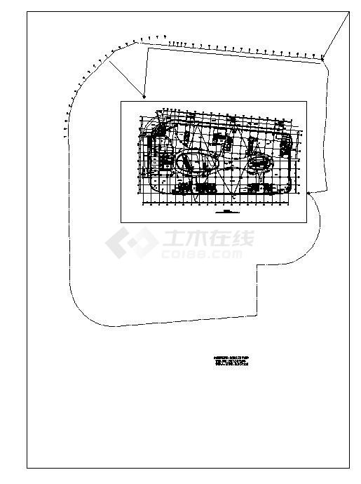 重庆某大型商业综合体各层平面图-图一