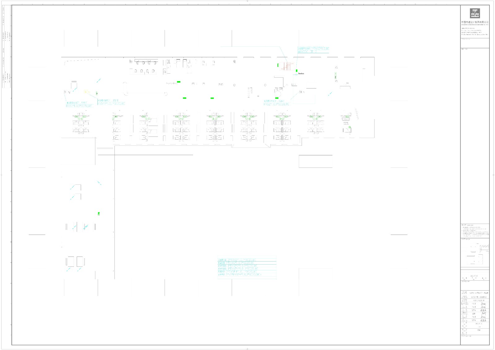 白定医院3层楼控能源平面图CAD