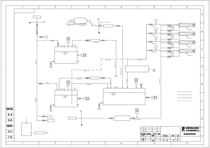 氨水储存及输送系统设计图纸_图1