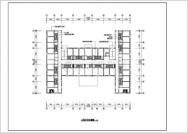 陕西省南部某城市建筑工装CAD施工图-图二