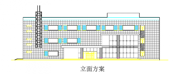 某大型三层购物商场详细建筑设计图纸_图1