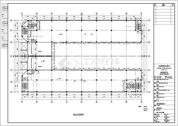 某地多层联合型厂房建筑设计图-图一