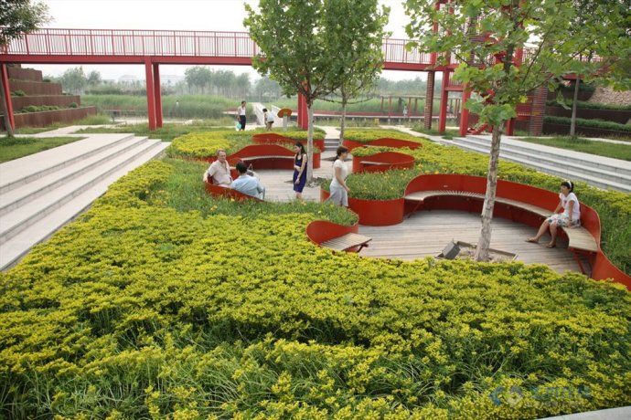 天津桥园公园景观设计图片