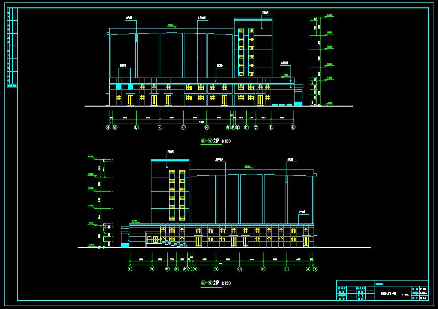 4层储备冷藏库建筑设计施工图