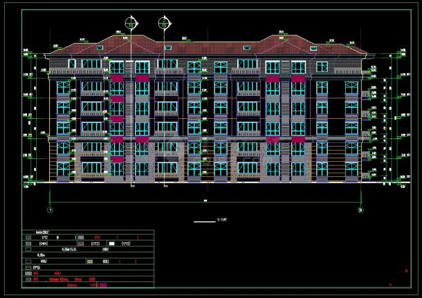 6层多层住宅建筑结构设计施工图-图一