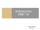 2012年青华项目营销推广方案.ppt图片1