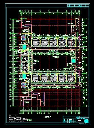 中心小学4层教学楼建筑结构设计施工图-图二