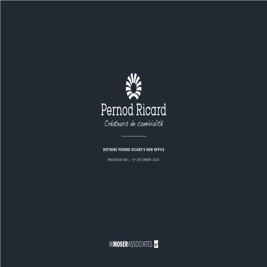 【M MOSER香港穆氏】Pernod Ricard总部办公丨PPT设计方案108页丨353M丨201812-图一