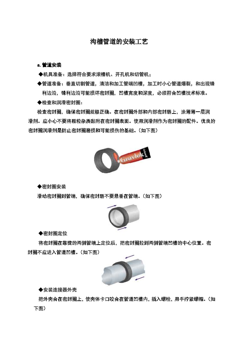 生产工艺技术管理沟槽管道的安装工艺(7)-图一