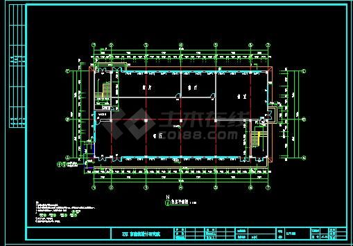 某宿舍楼建设项目平面布置图-图一