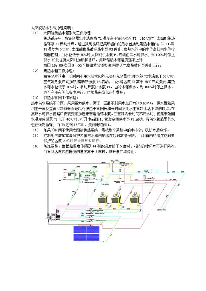 太阳能及空气热泵---热水系统原理_图1