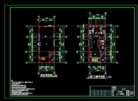 6层，7mX16.5m占地面积115方新农村自建房农民房出租屋别墅设计方案图建筑结构图纸CAD全套图纸（含模型）