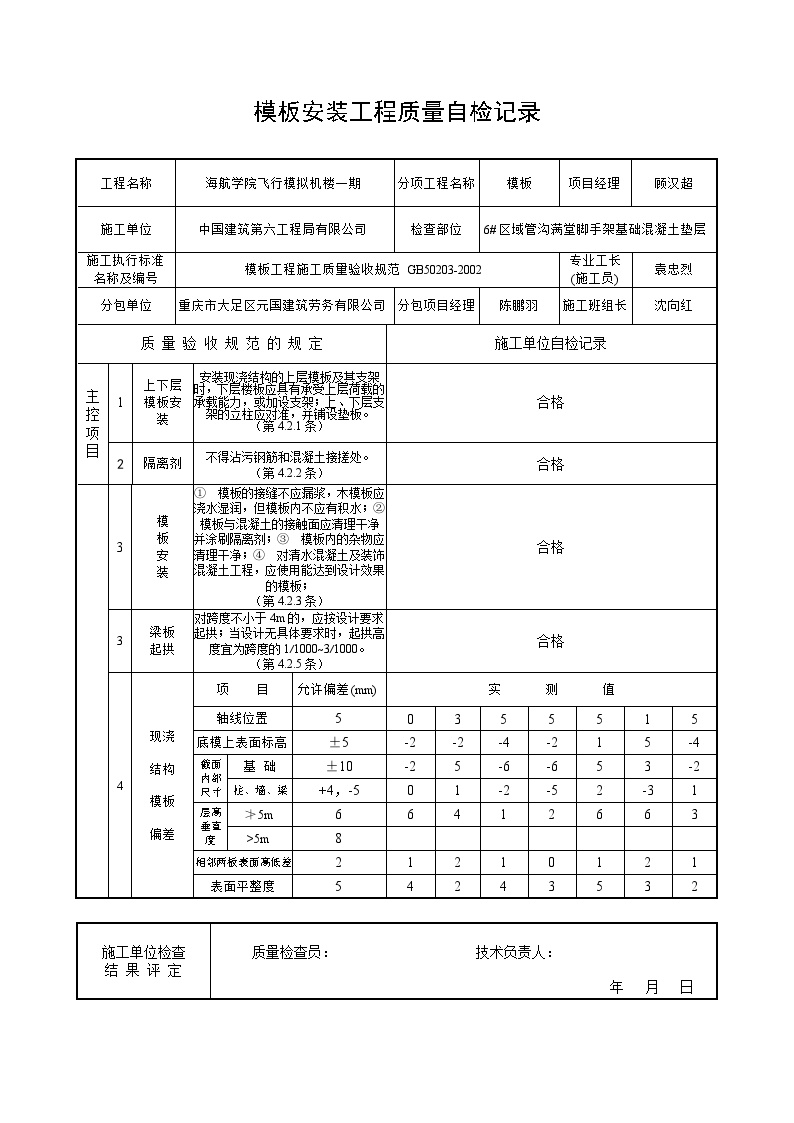 建筑工程资料-管沟满堂脚手架基础混凝土垫层-图一