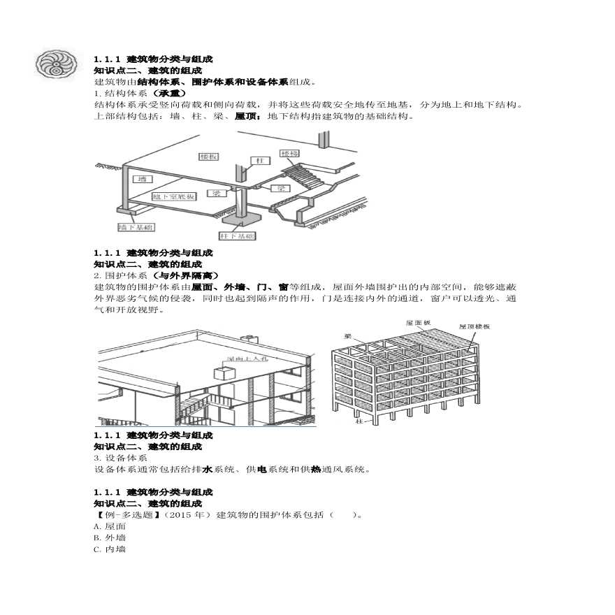 二建考试资料2024版-1-周超-第一篇-第一章-建筑设计构造要求（一）-图二