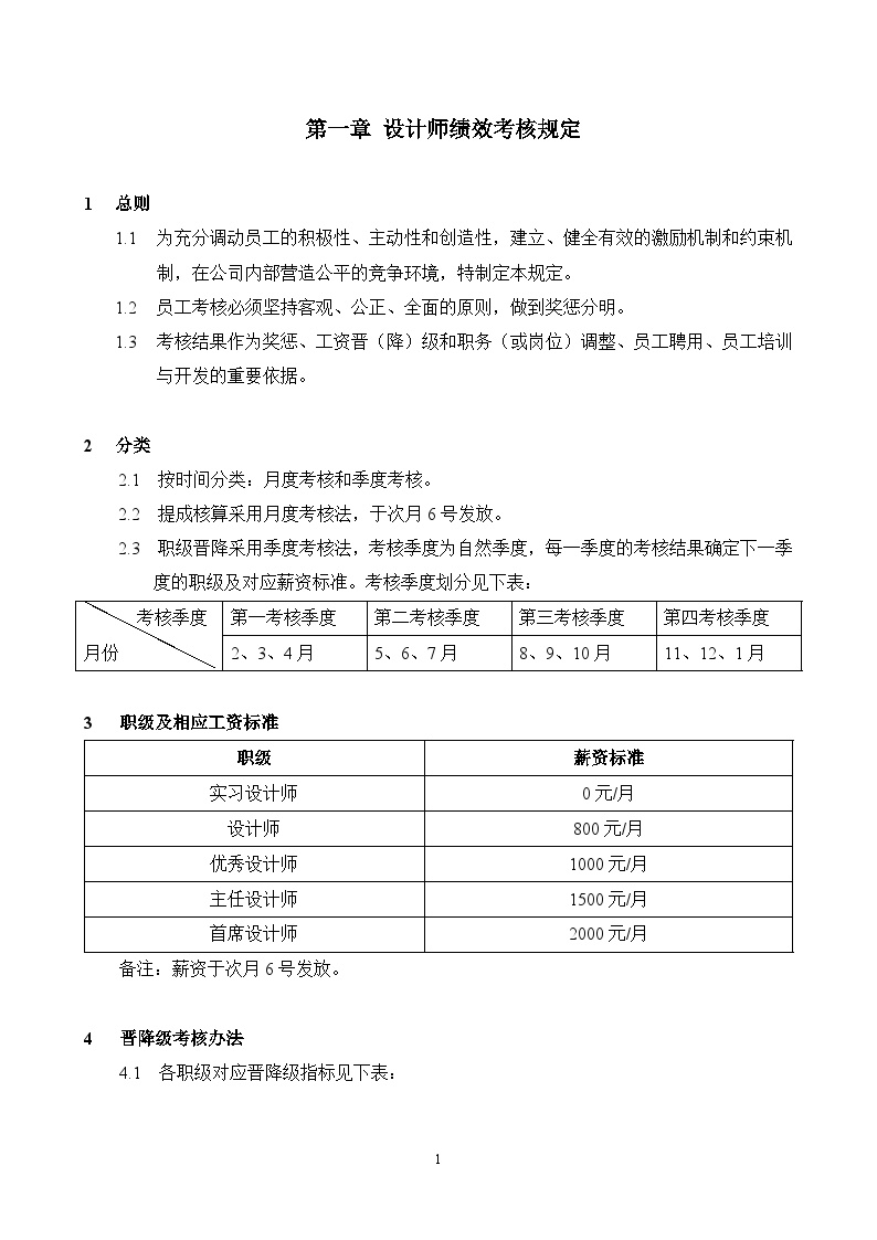 装饰工程公司薪酬制度确定版-图二