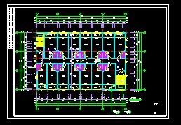 3层多层办公建筑结构水电设计施工图-图一