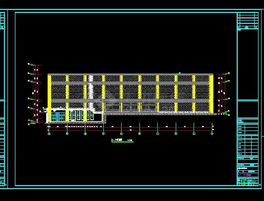 2层全民健身中心（篮球场）建筑结构设计施工图-图二