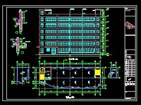 6层丙类2号标准厂房建筑结构设计施工图-图二