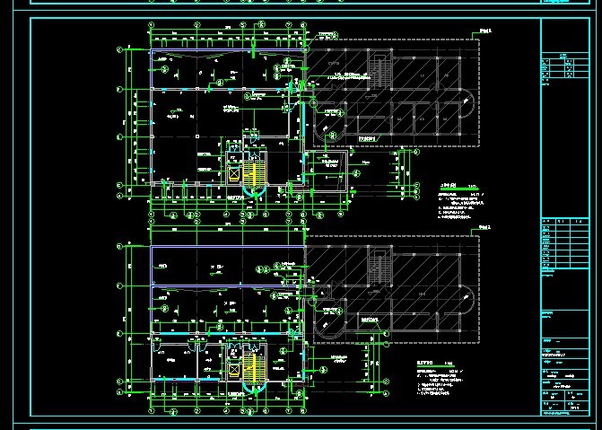 4层扩建档案馆库房建筑结构设计施工图_图1