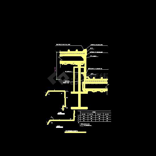 屋顶常用做法CAD节点图及示意图-图二