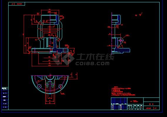 厦门壹水务阀门闸阀DN25(含零件图）-图二