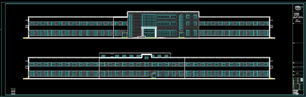 星河电路1厂房建筑CAD-图一