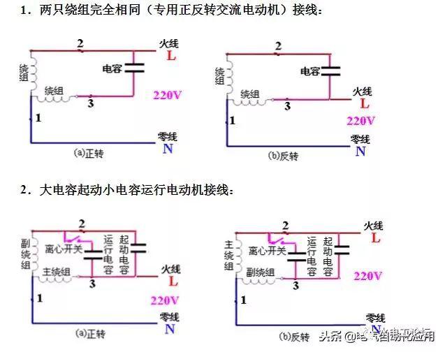 60v串励电机实物接线图图片