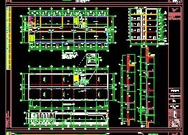 4层丁类研发厂房建筑设计施工图-图二