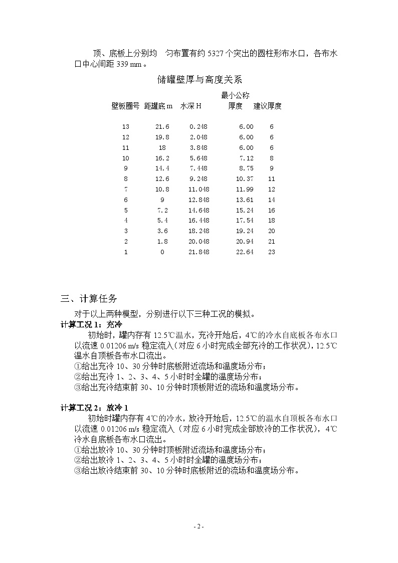 上海浦东国际机场水蓄冷罐数值模拟方案.doc-图二