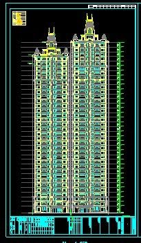 36层超高层住宅建筑设计施工图-图二