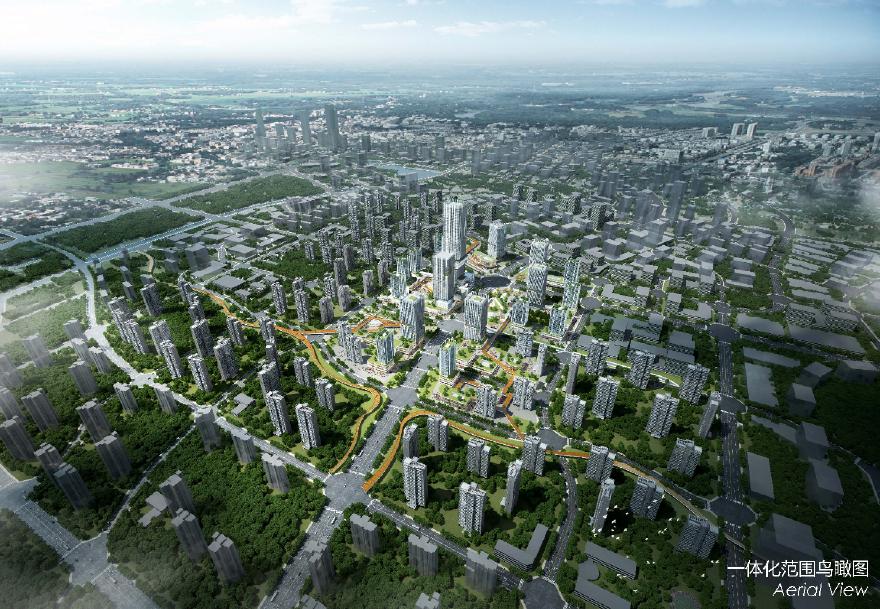  成都新川科技园南站大型TOD项目一体化概念设计 四川省院-图二