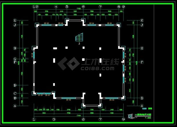 高端别墅整套CAD施工图纸设计-图二