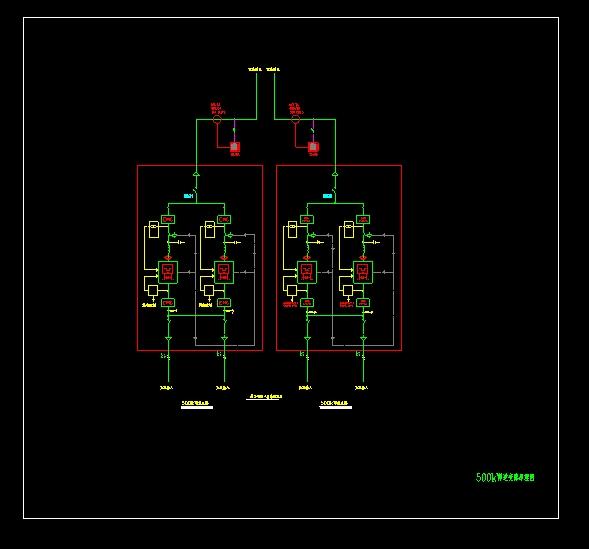 1MW光伏电站设计CAD图纸_图1